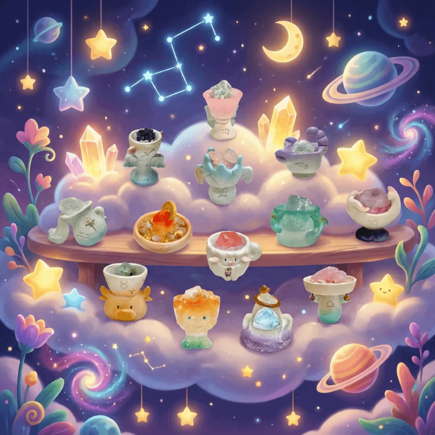 Twelve Constellations · Crystal & Scent Blind Box